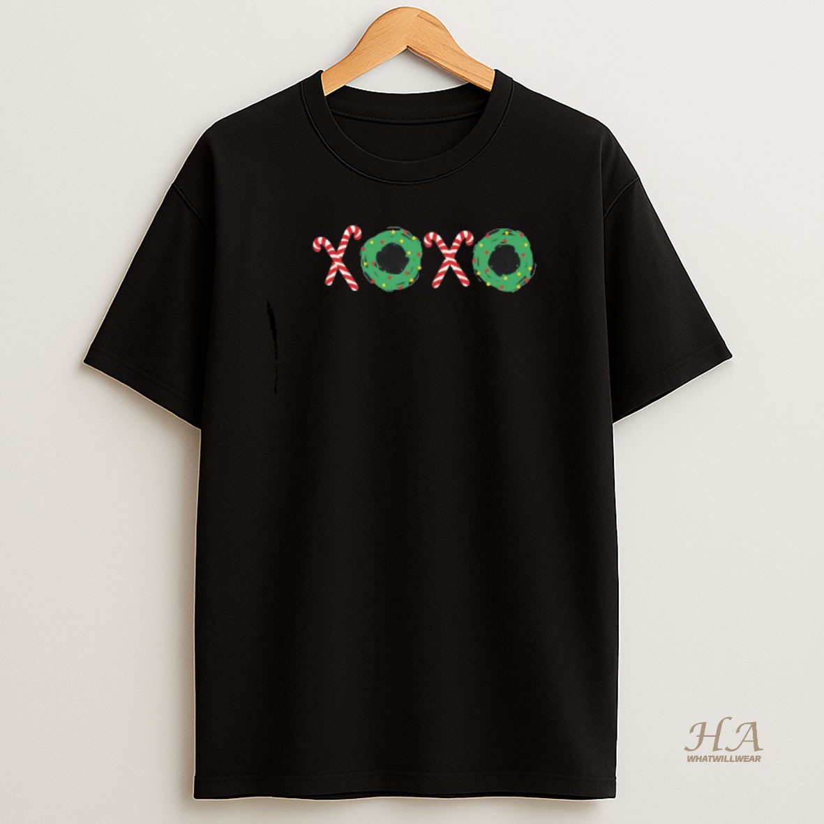 Official Christmas Wreath Xoxo 2025 T Shirt