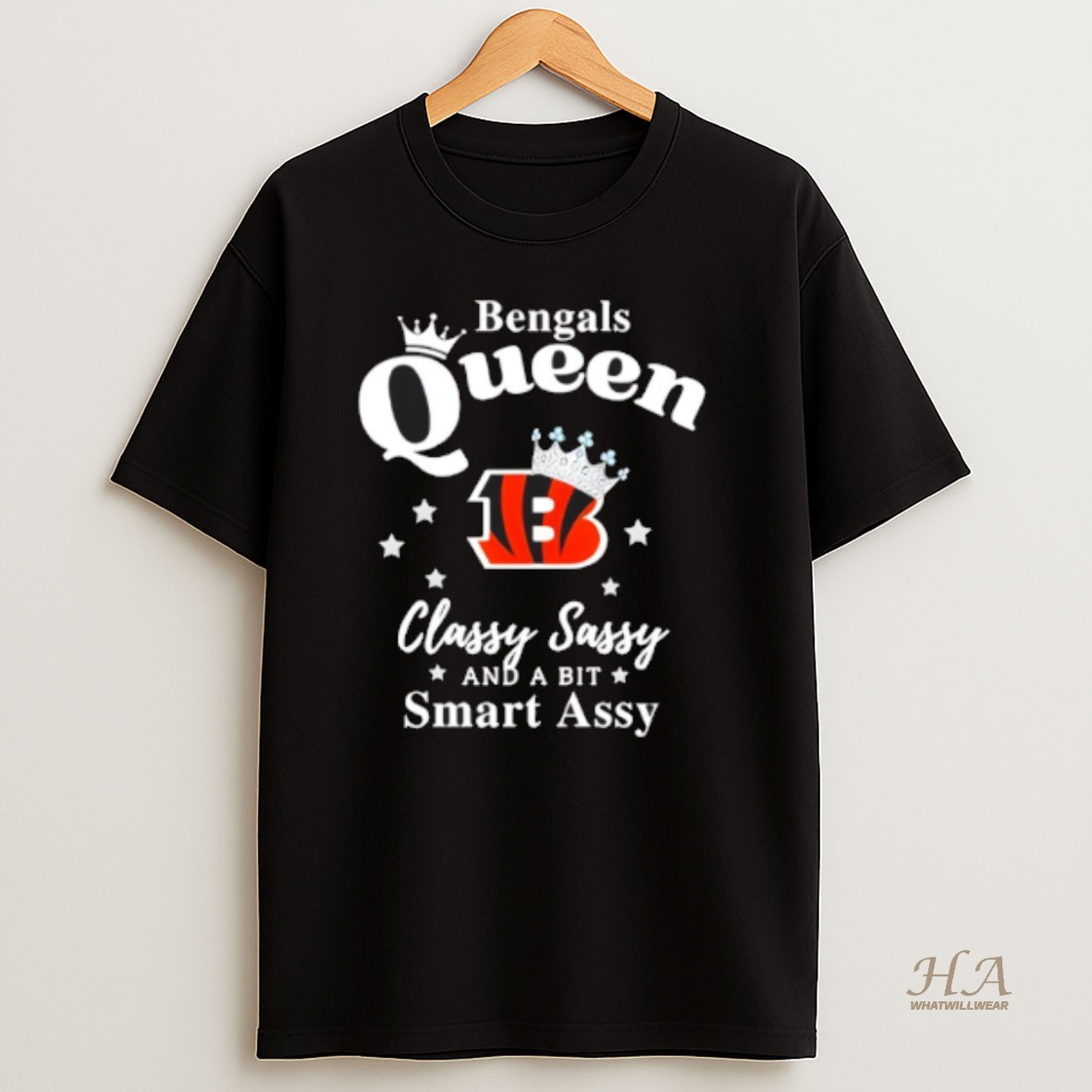 Official Cincinnati Bengals Queen Classy Sassy And A Bit Smart Assy Shirt