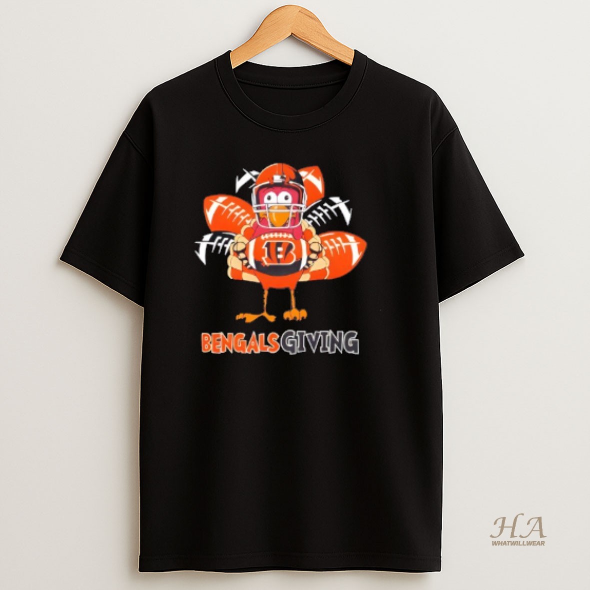 Official Cincinnati Bengals Thanksgiving Turkey T Shirt