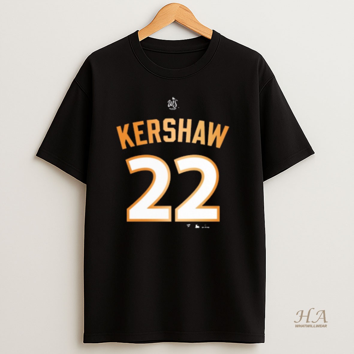 Official Clayton Kershaw Los Angeles Dodgers 2025 Mlb World Series Champions Number 22 T Shirt