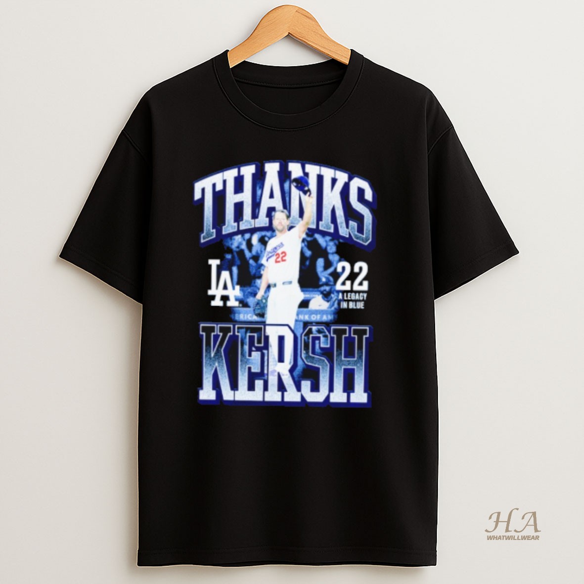 Official Clayton Kershaw Los Angeles Dodgers Thanks Kersh Shirt