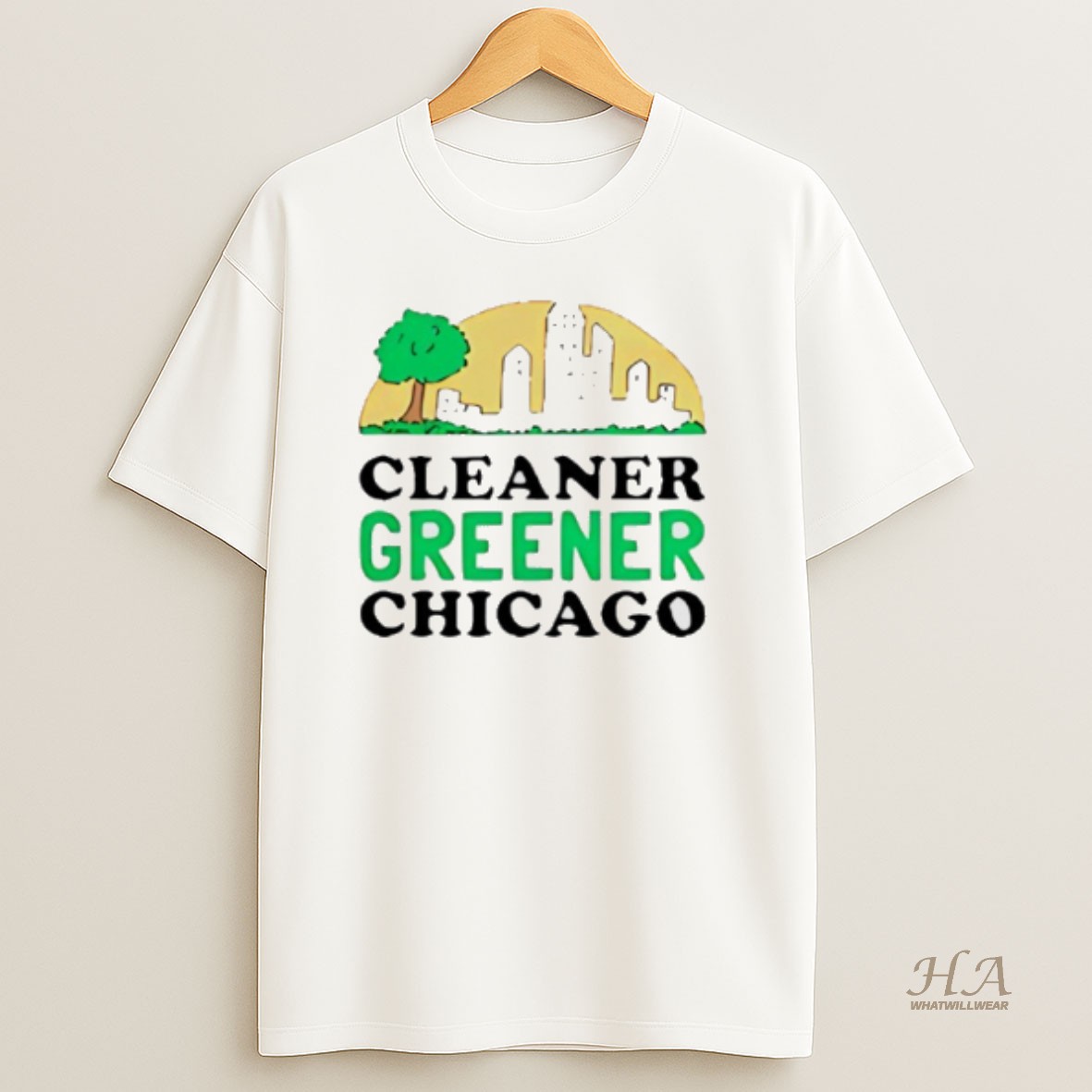 Official Cleaner Greener Chicago T Shirt