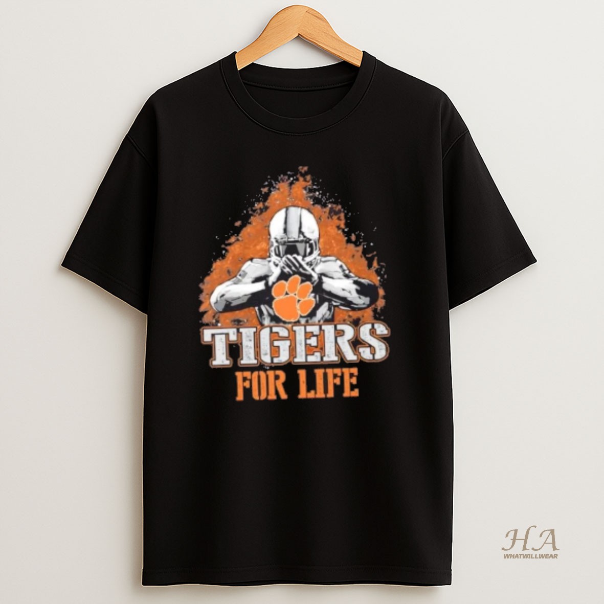 Official Clemson Tigers Football For Life T Shirt
