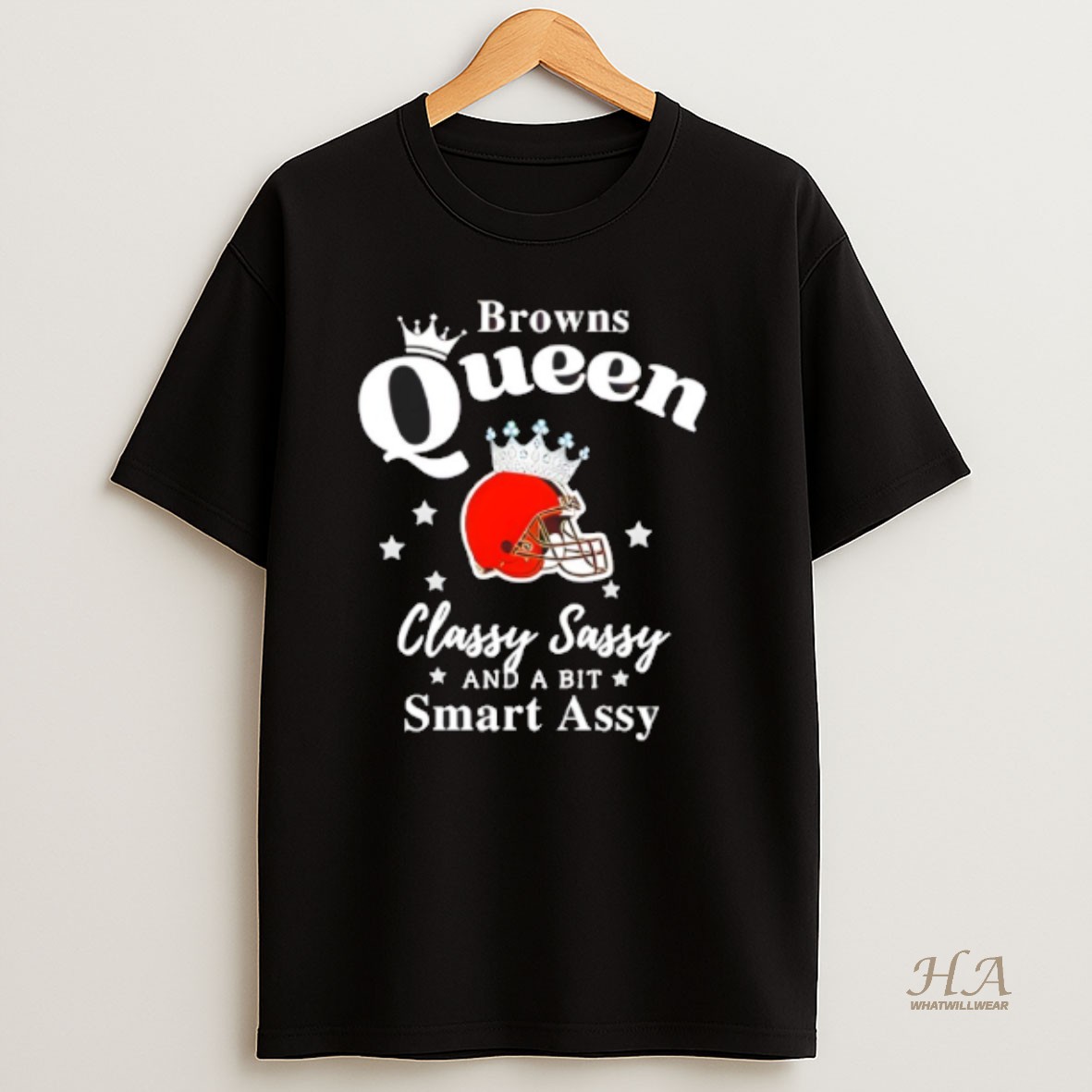 Official Cleveland Browns Queen Classy Sassy And A Bit Smart Assy Shirt