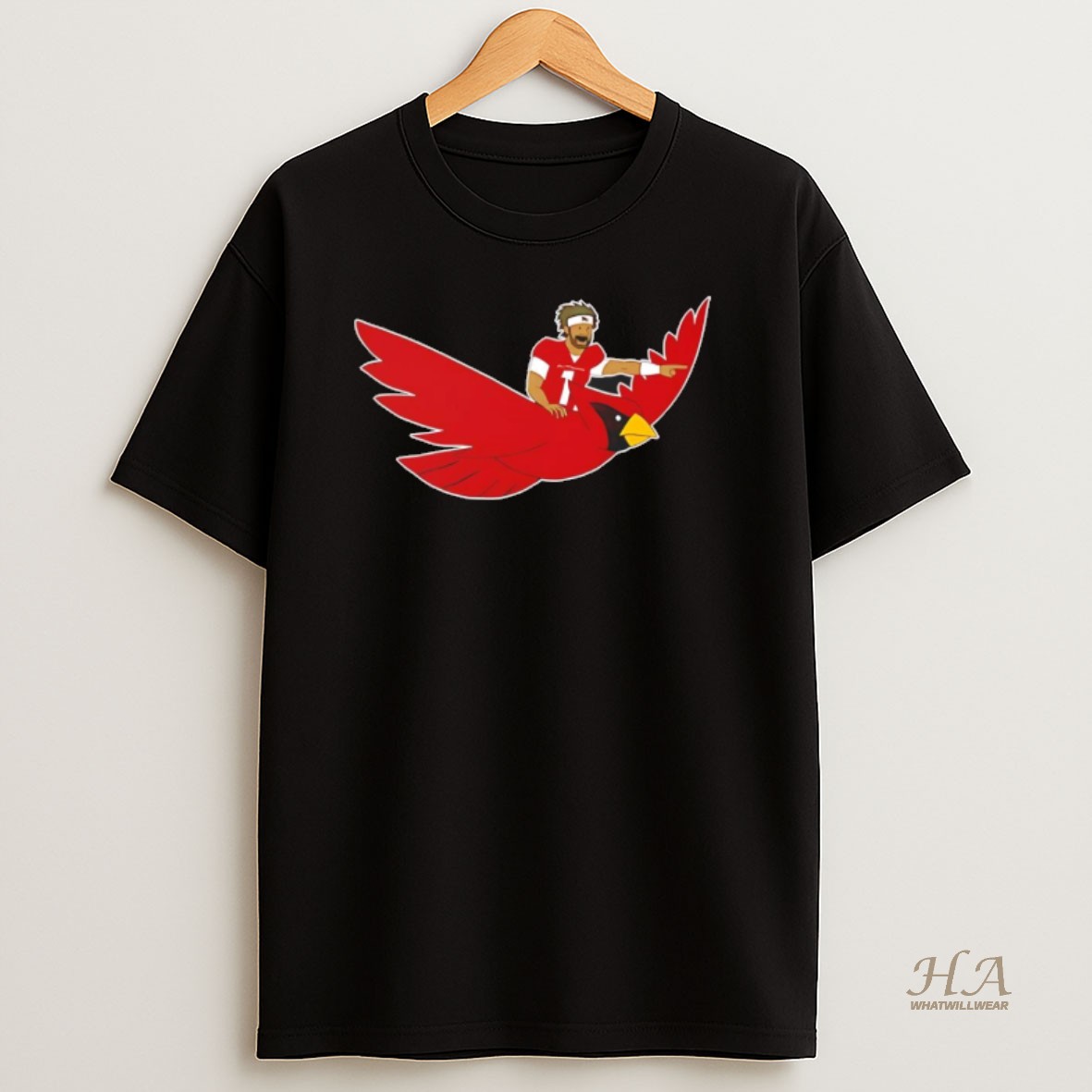 Official Cursed Feathers Arizona Cardinals Black Ornaments T Shirt