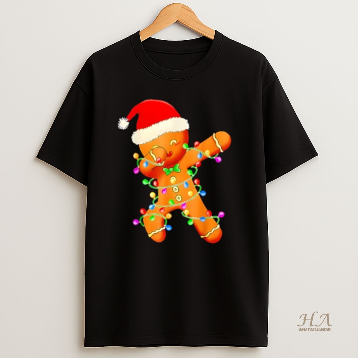Official Dabbing Gingerbread Christmas T Shirt