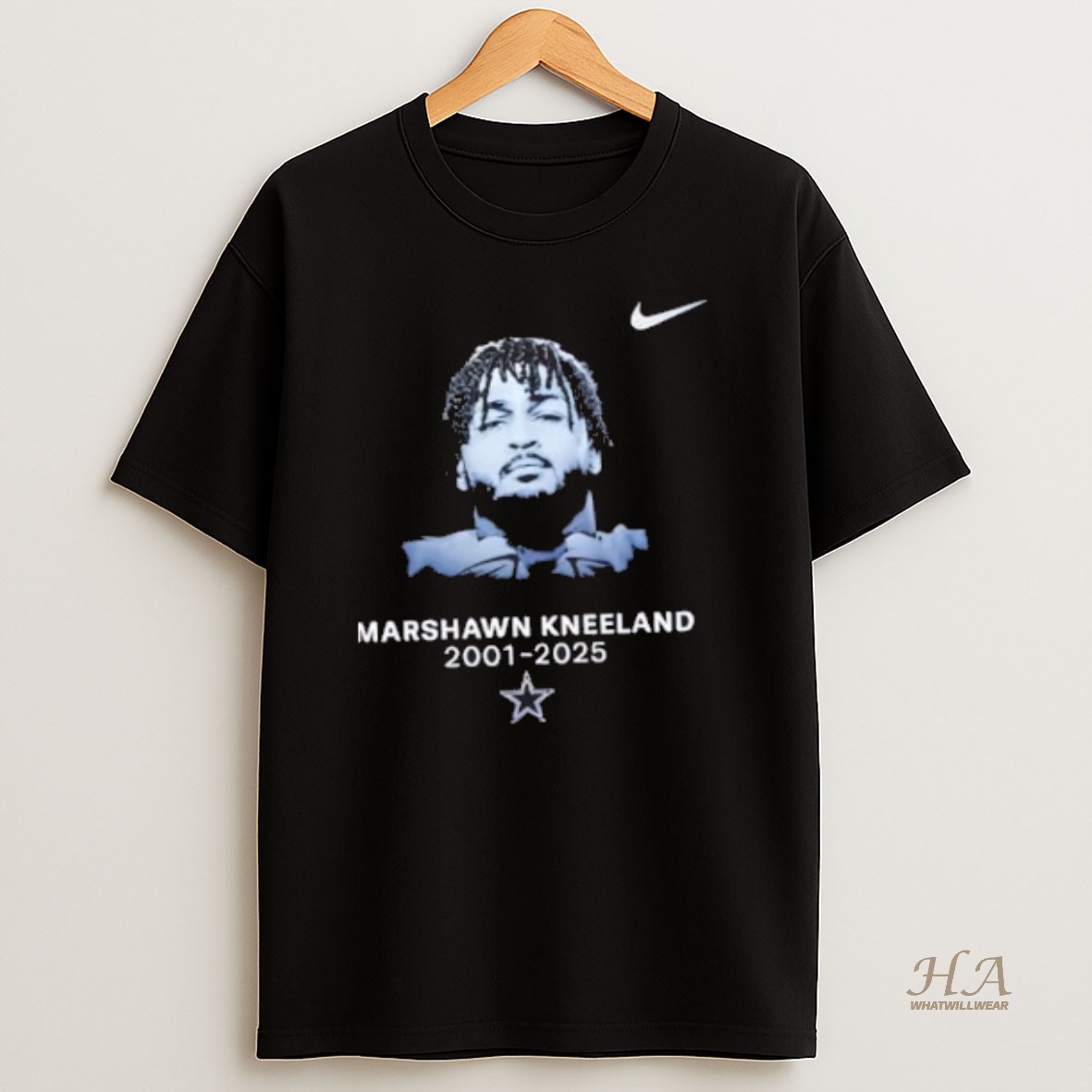Official Dallas Cowboys Forever 94 Marshawn Kneeland Thank You For The Memories 2 Sided T Shirt