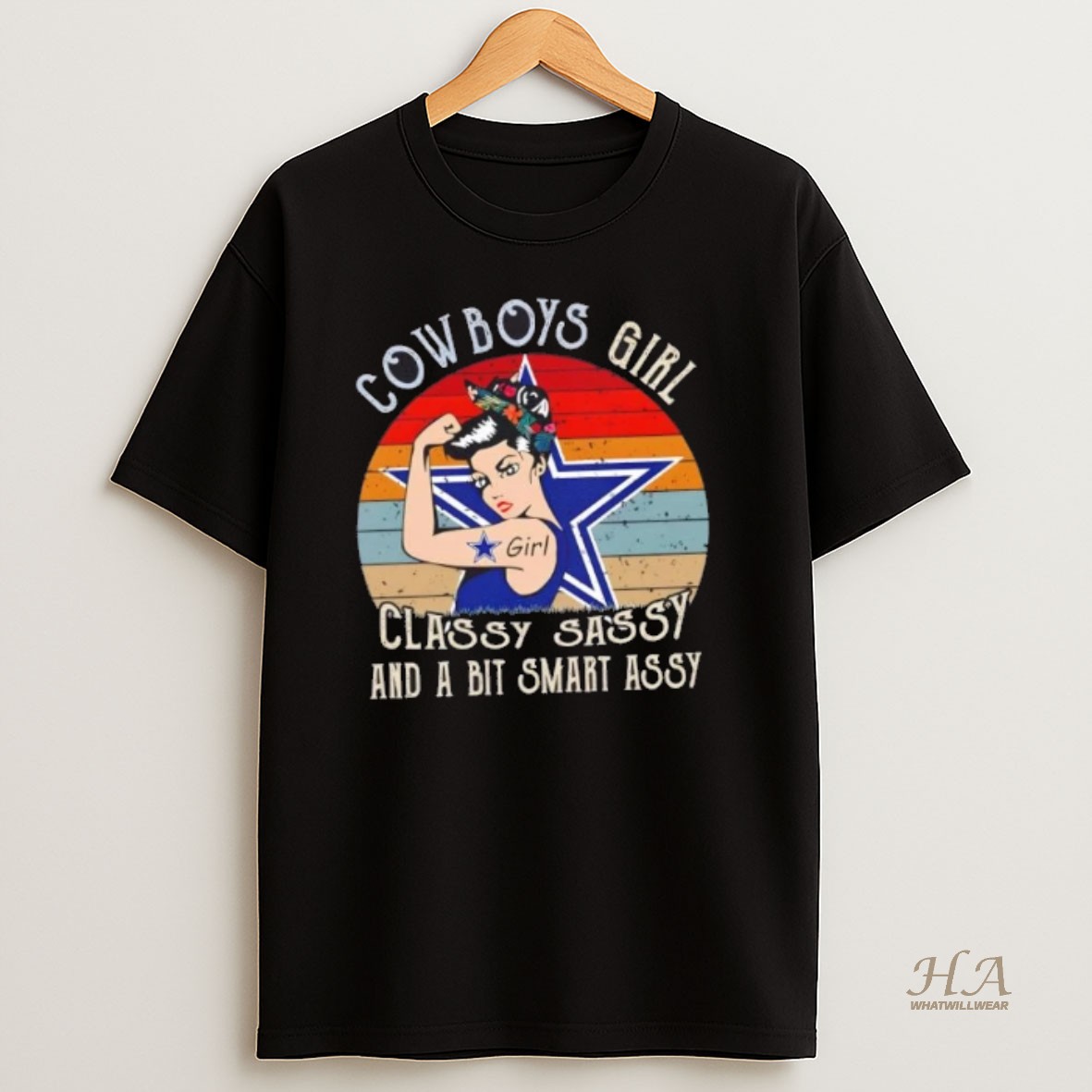 Official Dallas Cowboys Girl Classy Sassy And A Bit Smart Assy T Shirt
