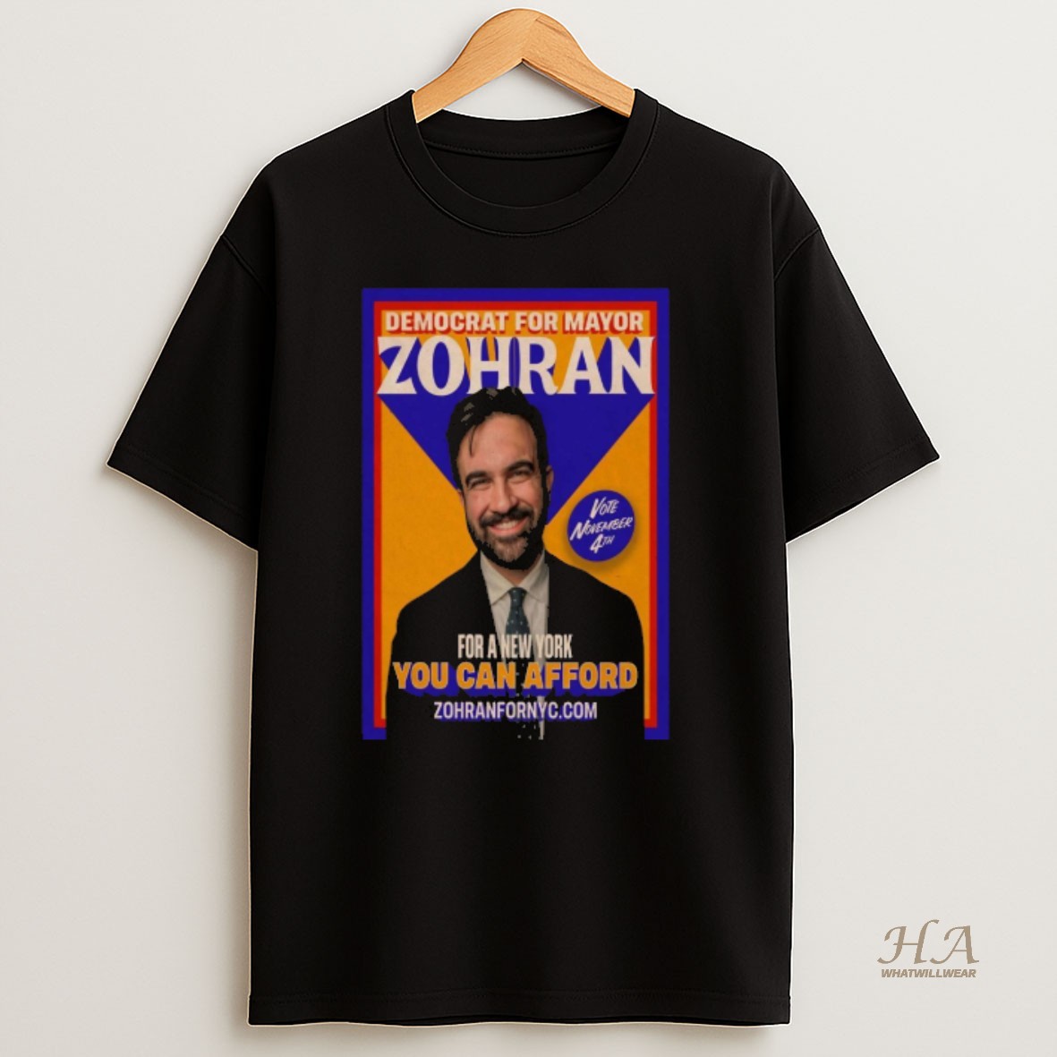Official Democrat For Mayor Zohran Mamdani For A New York You Can Afford T Shirt