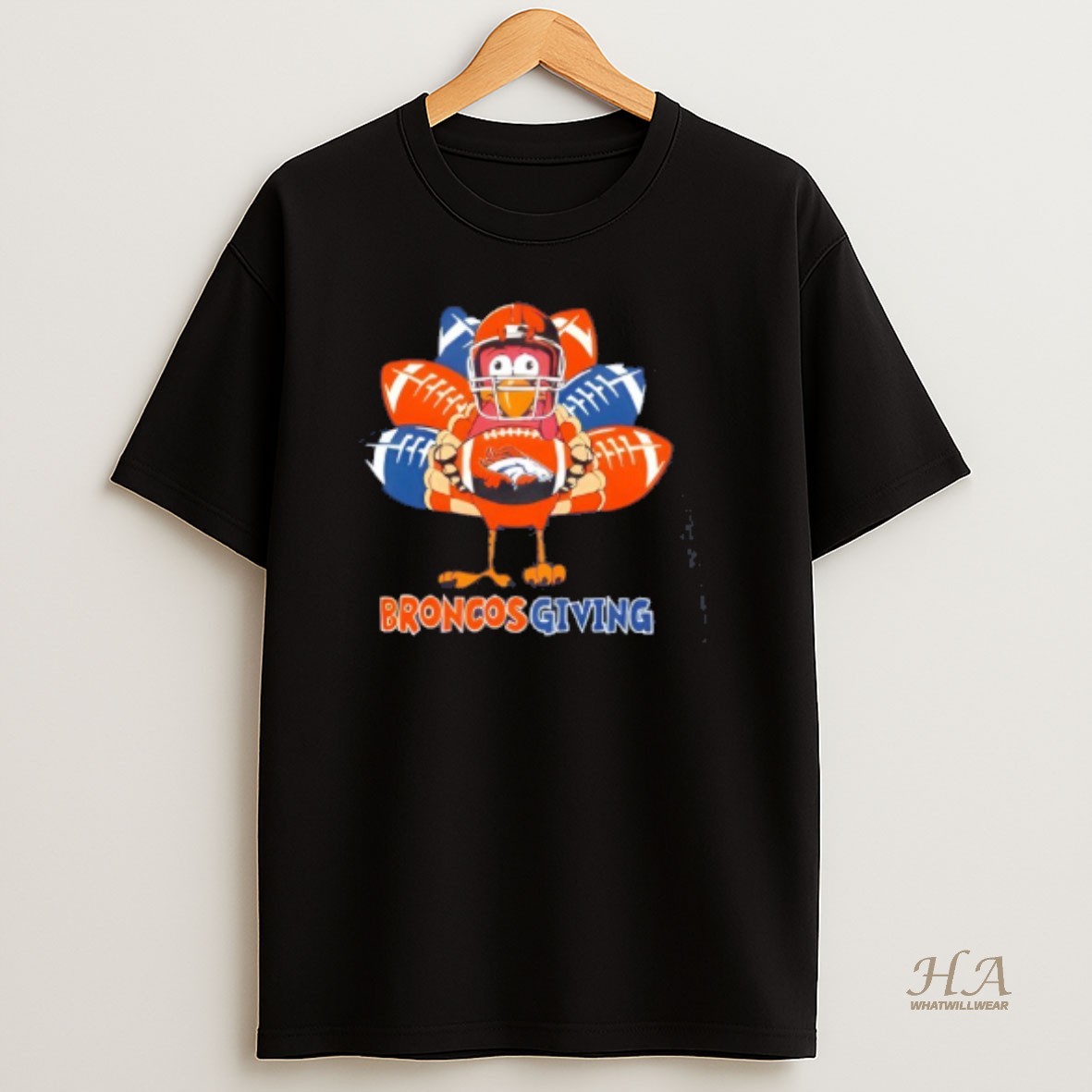 Official Denver Broncos Thanksgiving Turkey T Shirt