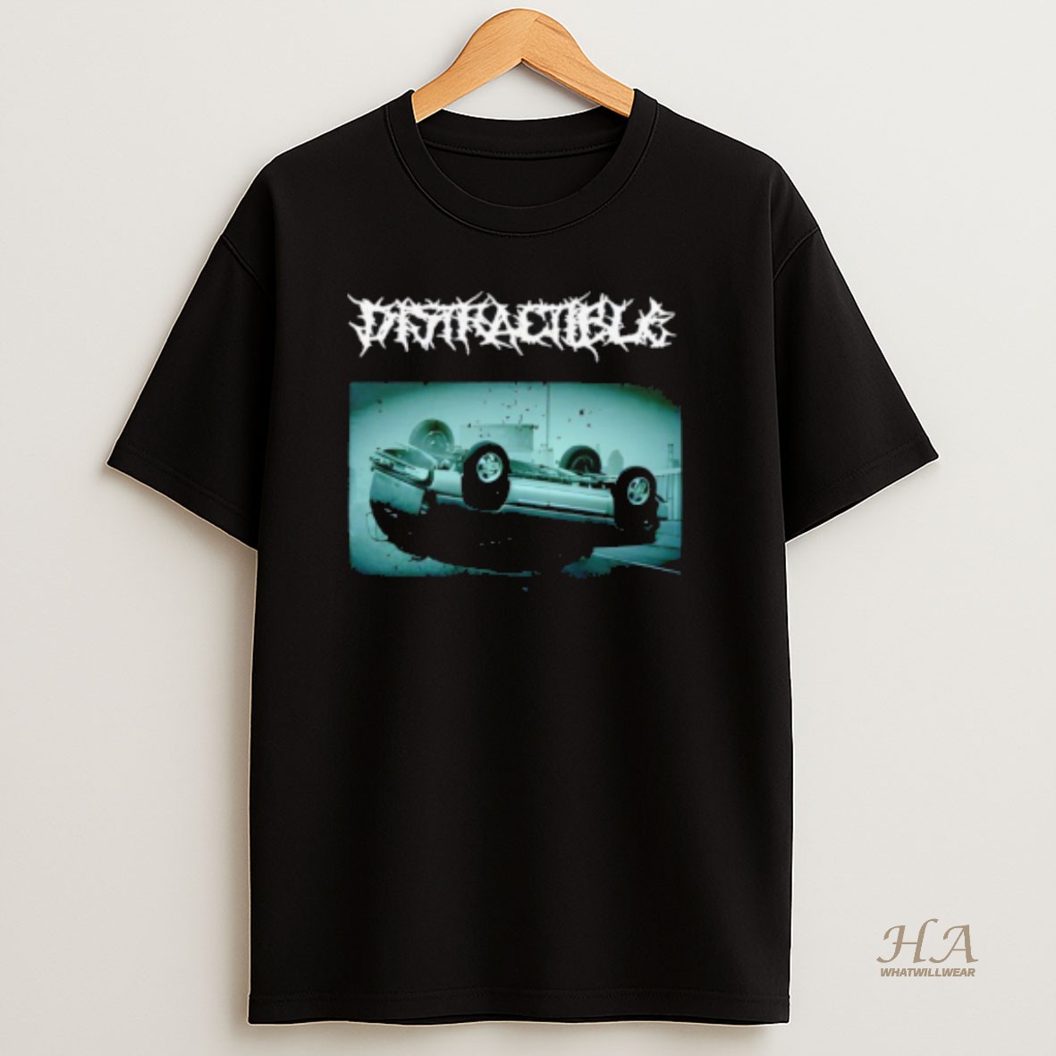 Official Distracible Crash Metal T Shirt
