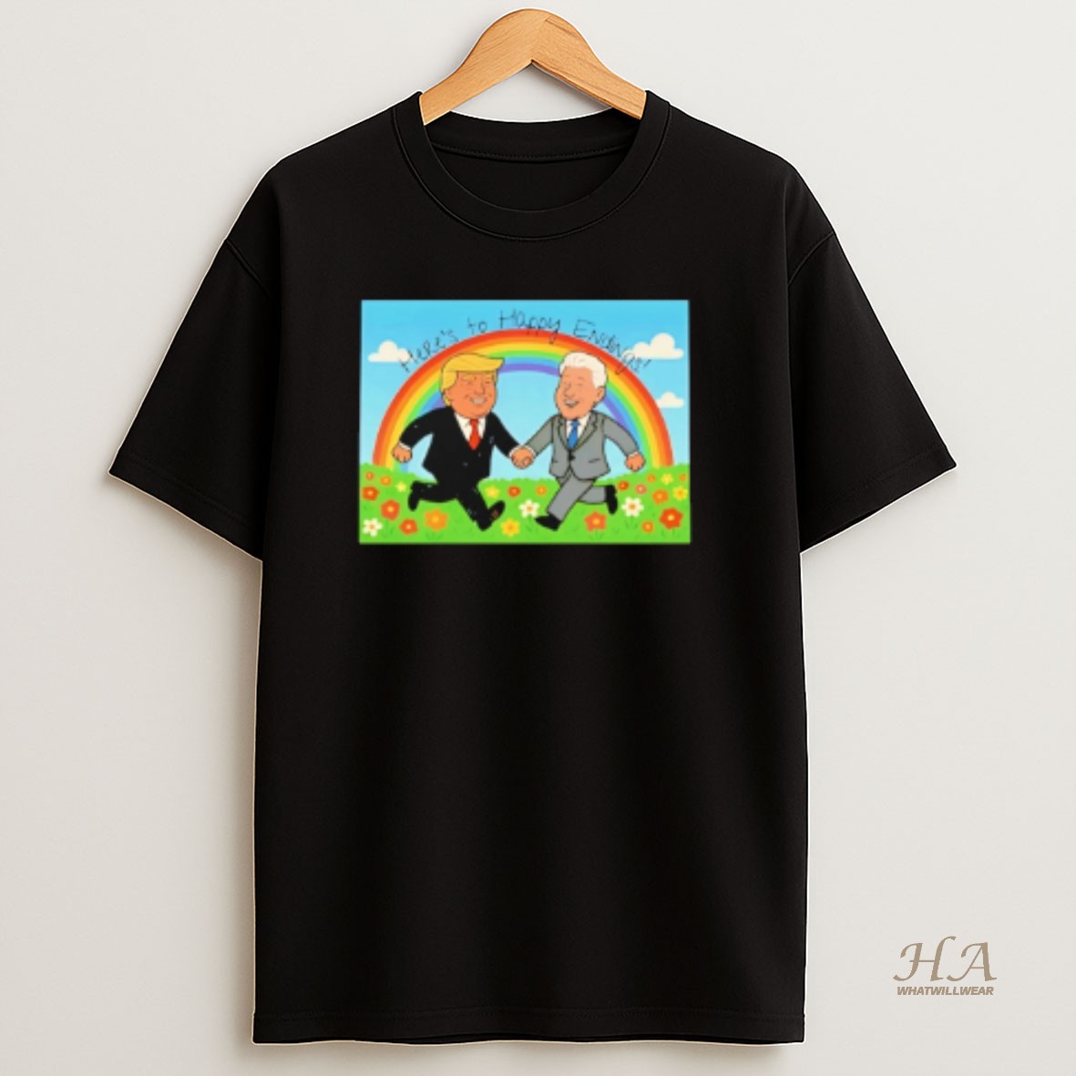 Official Donald Trump Bill Clinton Happy Ending Meme T Shirt