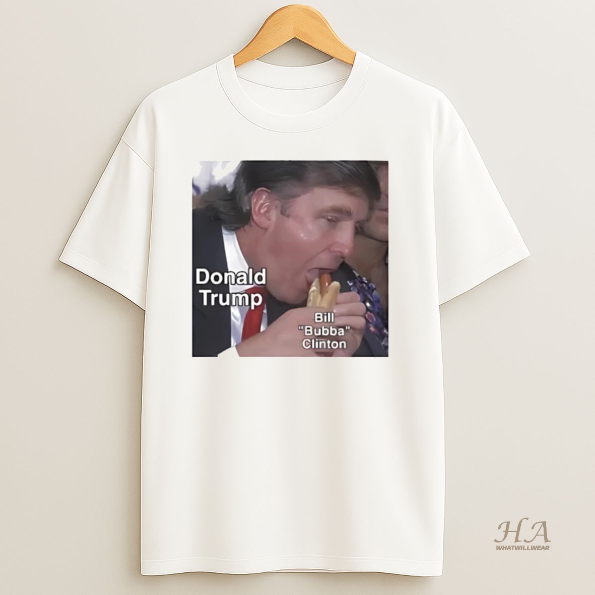 Official Donald Trump Eating Bill Bubba Clinton T Shirt