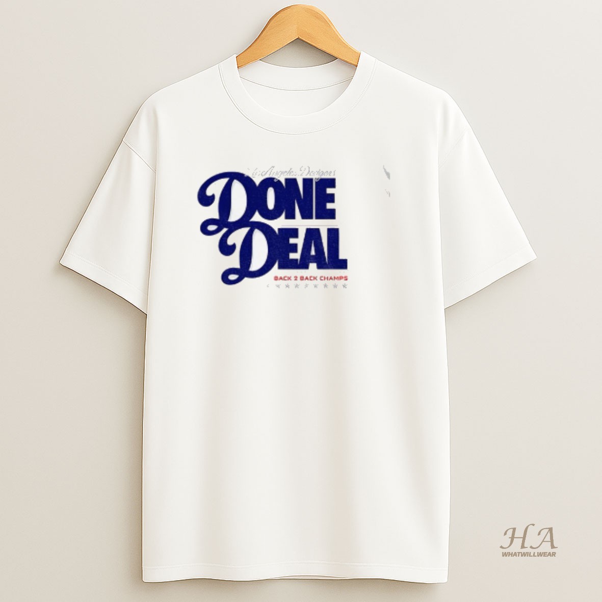 Official Done Deal Back 2 Back Los Angeles Dodgers 2025 World Series Champions Mlb T Shirt