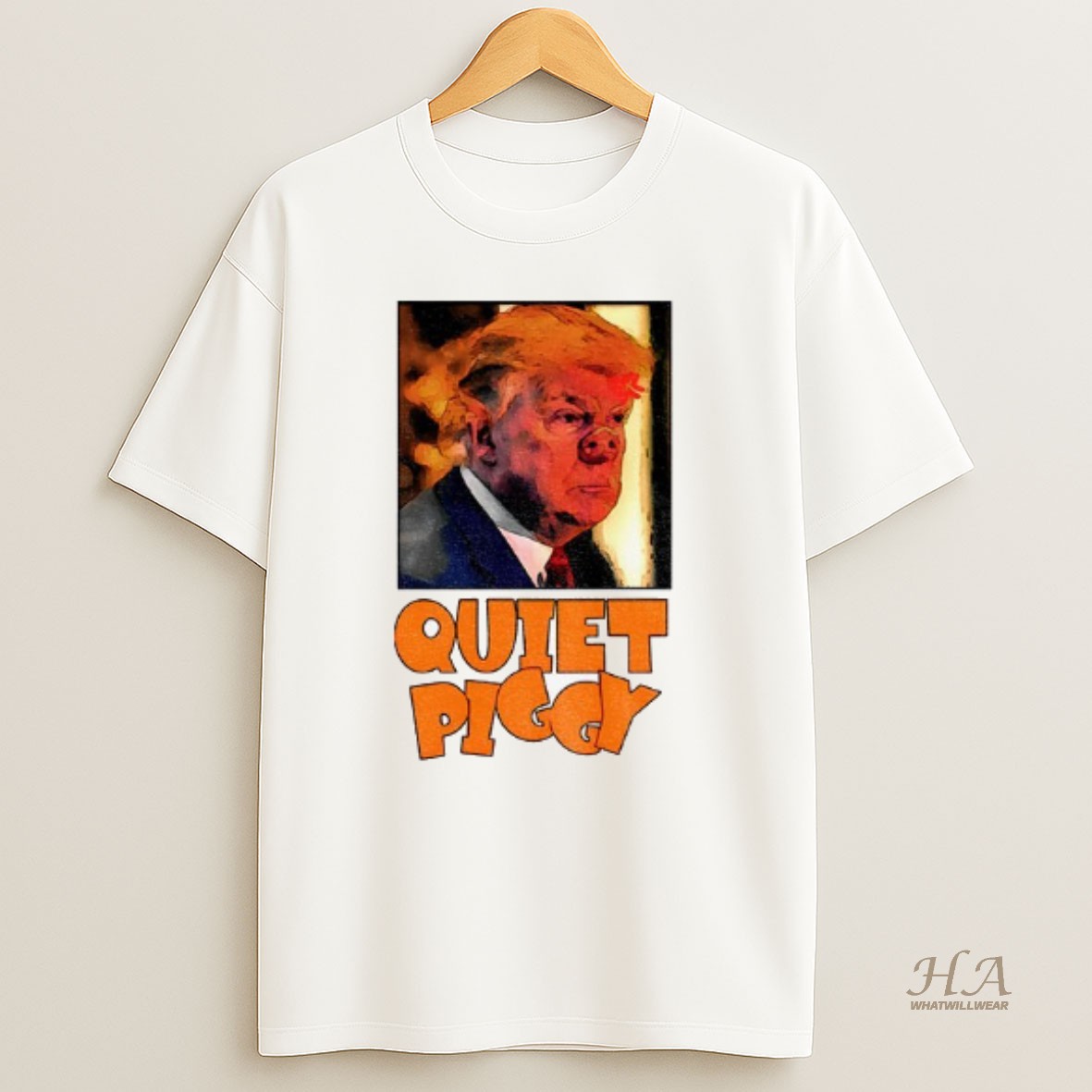 Official Dont Be Quiet Piggy Be Loud Piggies Pig With Megaphone Political T Shirt