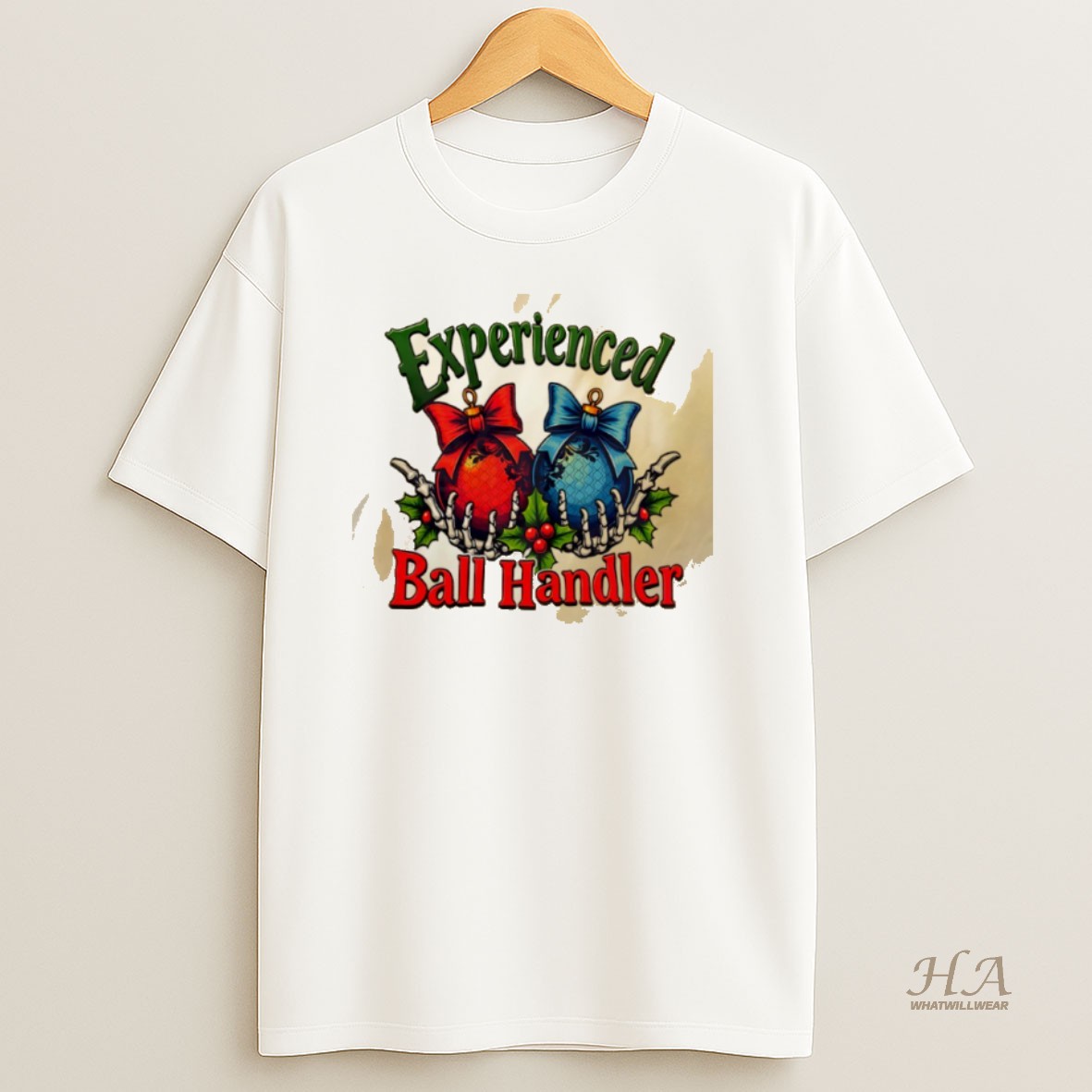 Official Experienced Ball Handler Christmas T Shirt