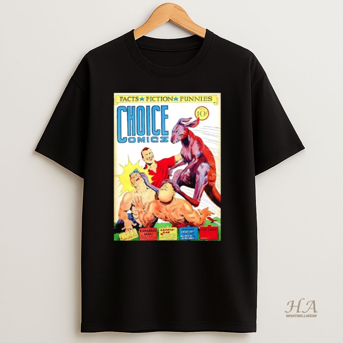 Official Facts Fiction Funnies Choice Comics T Shirt