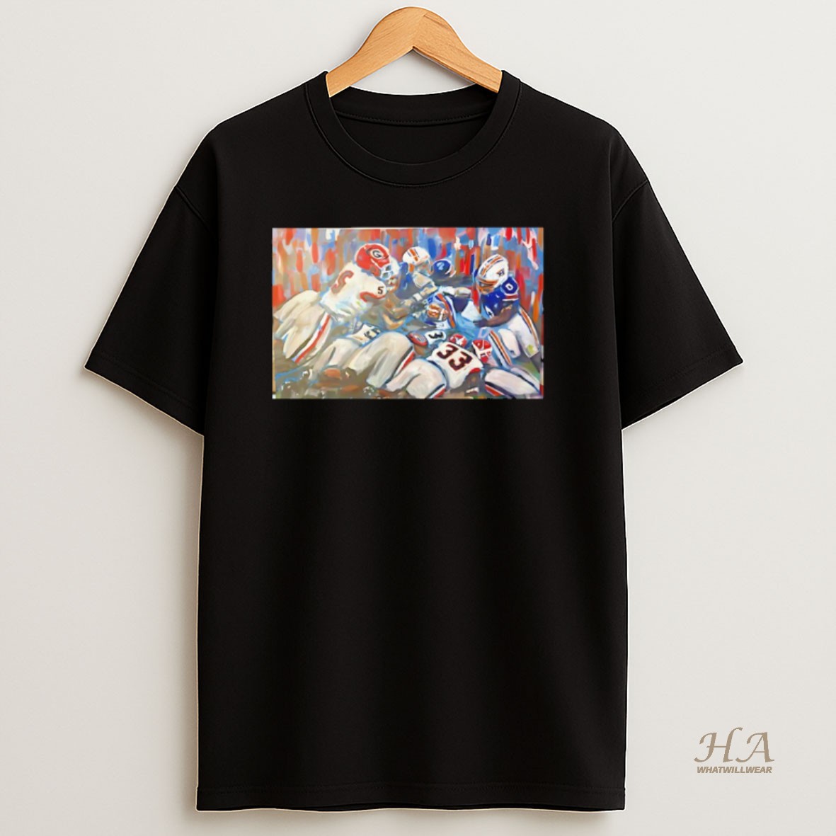 Official Fierce Battle On The Field Power Passion And Glory Collide In Motion American Football T Shirt