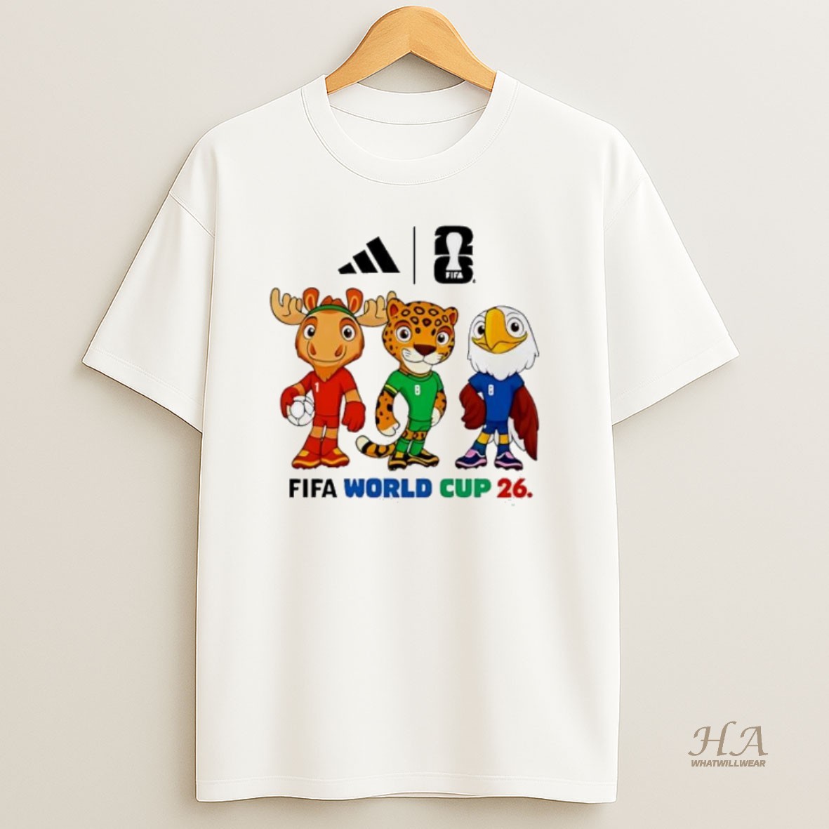 Official Fifa World Cup 26 Mascot T Shirt