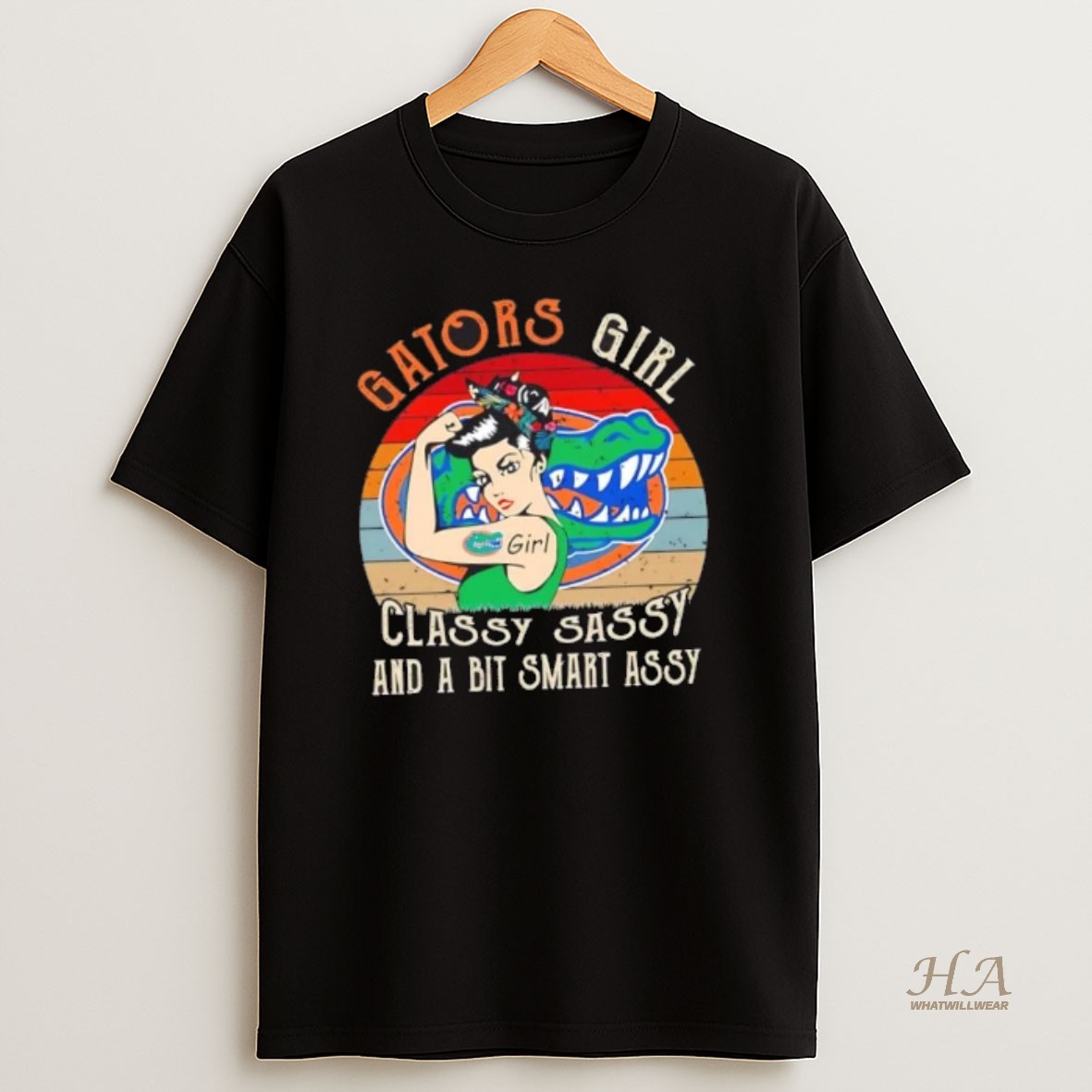 Official Florida Gators Girl Classy Sassy And A Bit Smart Assy T Shirt
