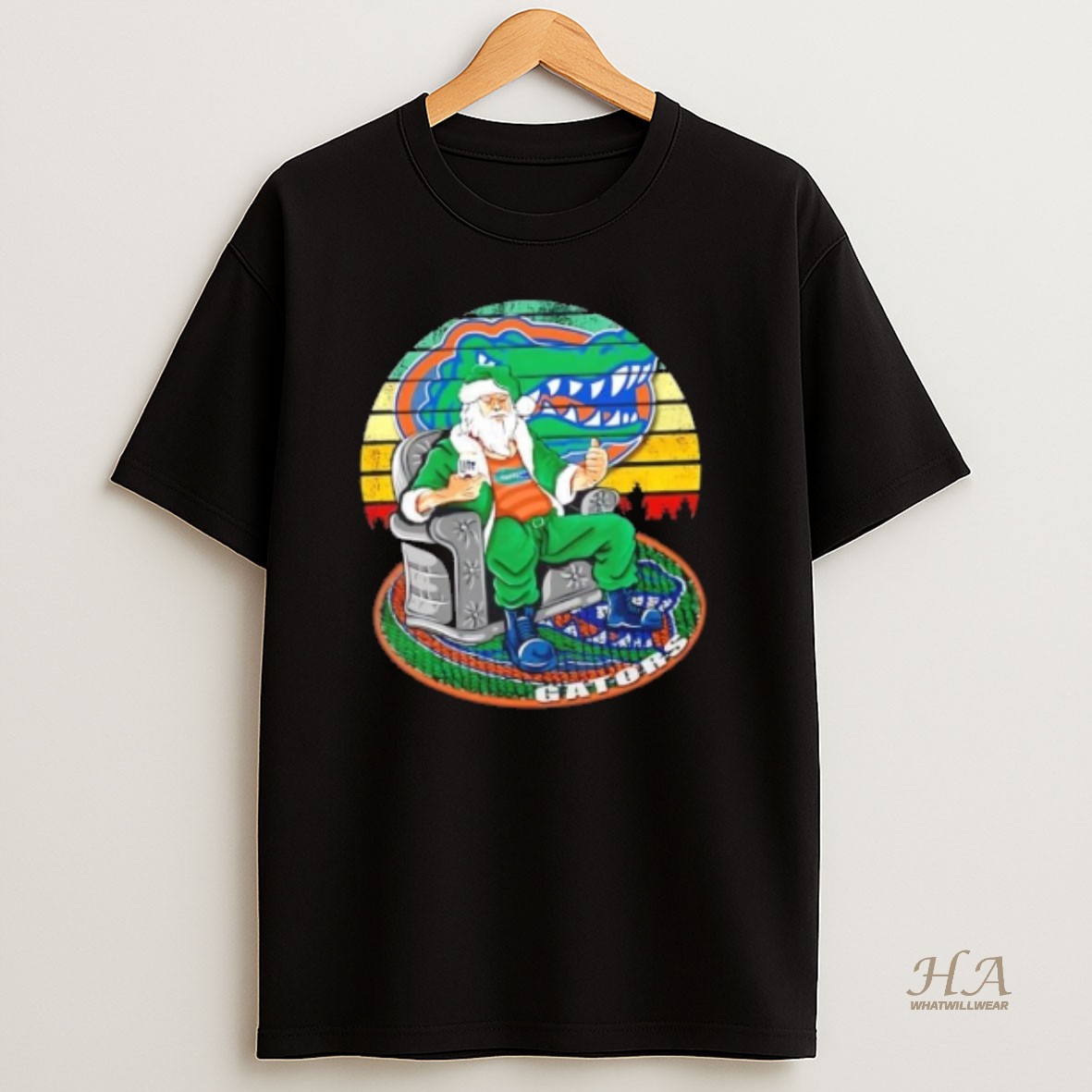 Official Florida Gators X Santa Claus Christmas Vintage Shirt