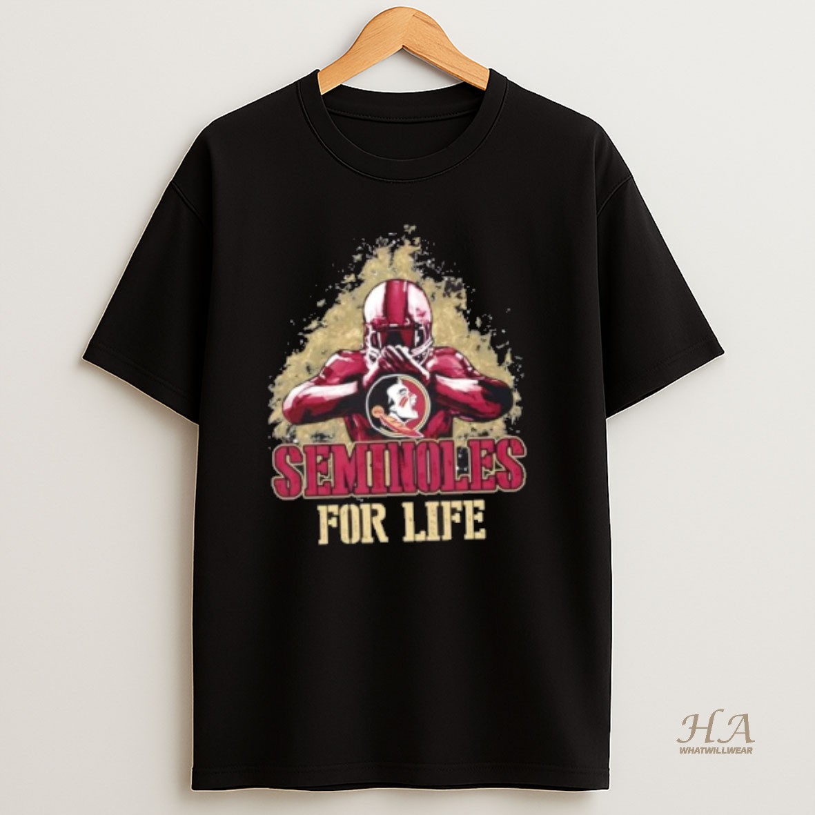 Official Florida State Seminoles Football For Life T Shirt