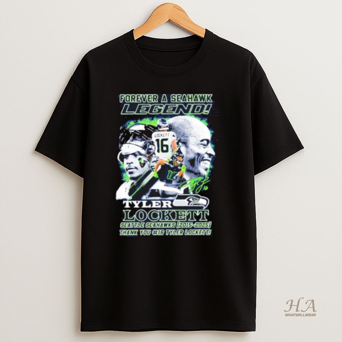 Official Forever A Seahawks Legend Tyler Lockett 2015 2025 T Shirt