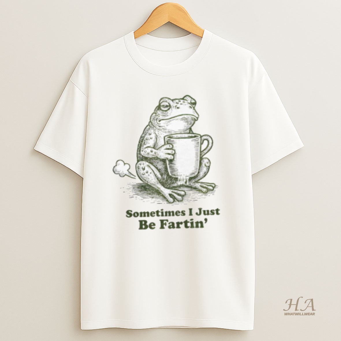 Official Frog Sometimes I Just Be Fartin T Shirt