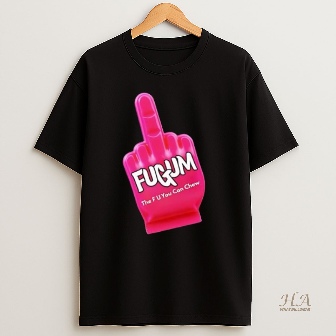 Official Fugum The F U You Can Chew T Shirt