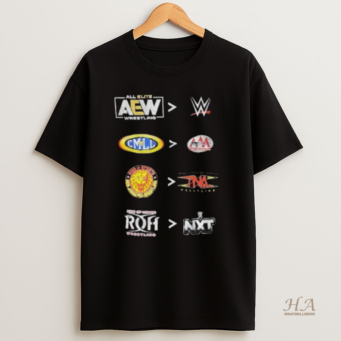 Official Funny Aew Better Than Wwe T Shirt