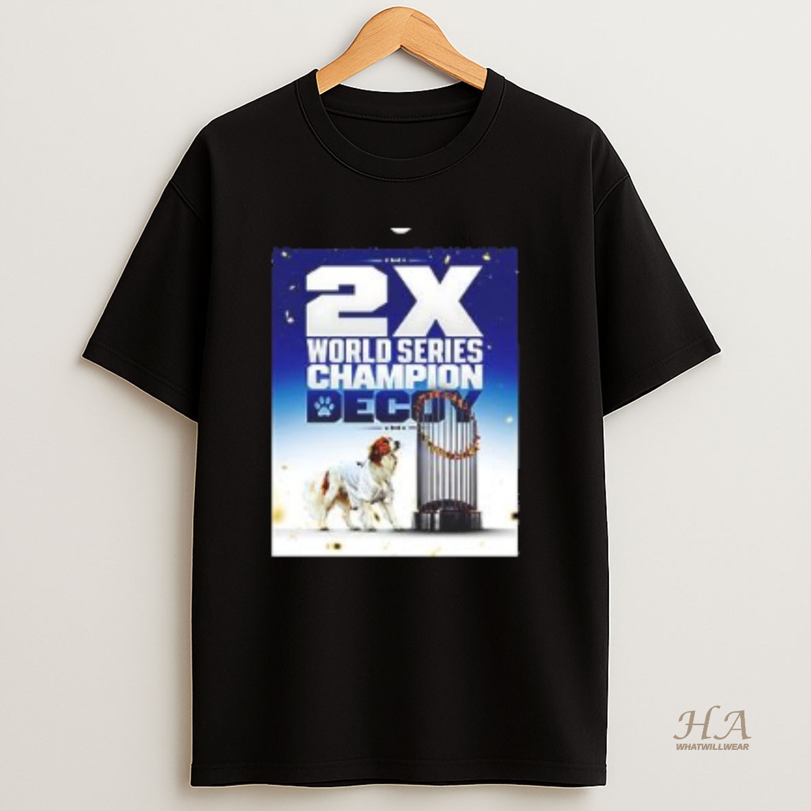 Official Funny Dodgers 2x World Series Champion Decoy T Shirt