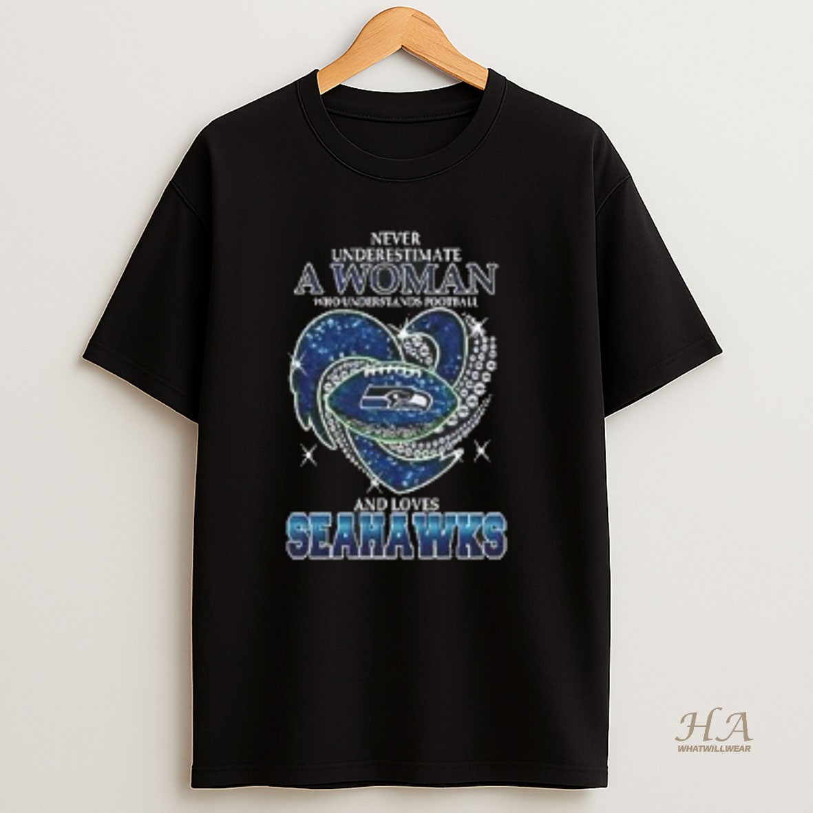 Official Funny Never Underestimate A Woman Who Understands Football And Loves Seattle Seahawks Style T Shirt