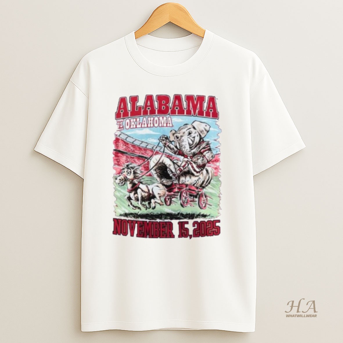 Official Gameday Alabama Vs Oklahoma 2025 Rivalry T Shirt