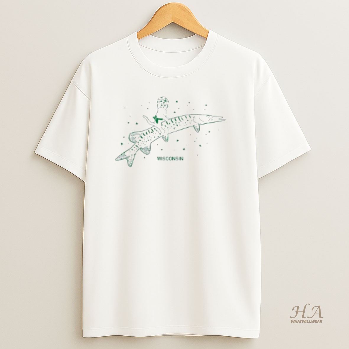 Official Gary Swimming Through The Badger State On A Musky T Shirt