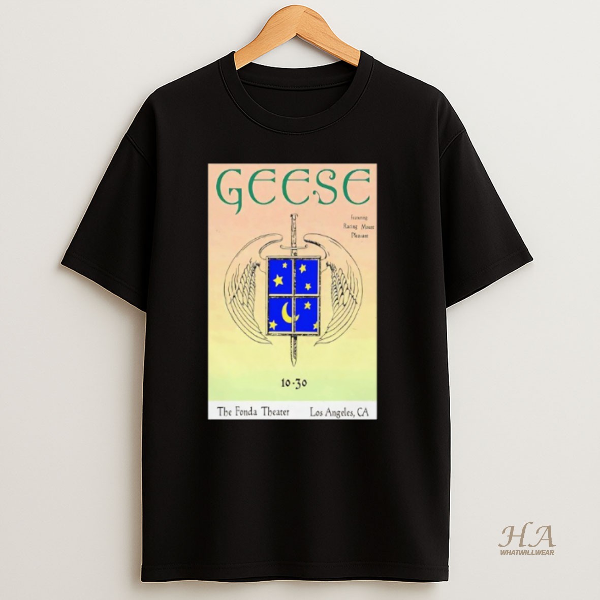 Official Geese The Fonda Theater Los Angeles Ca Oct 30 2025 T Shirt