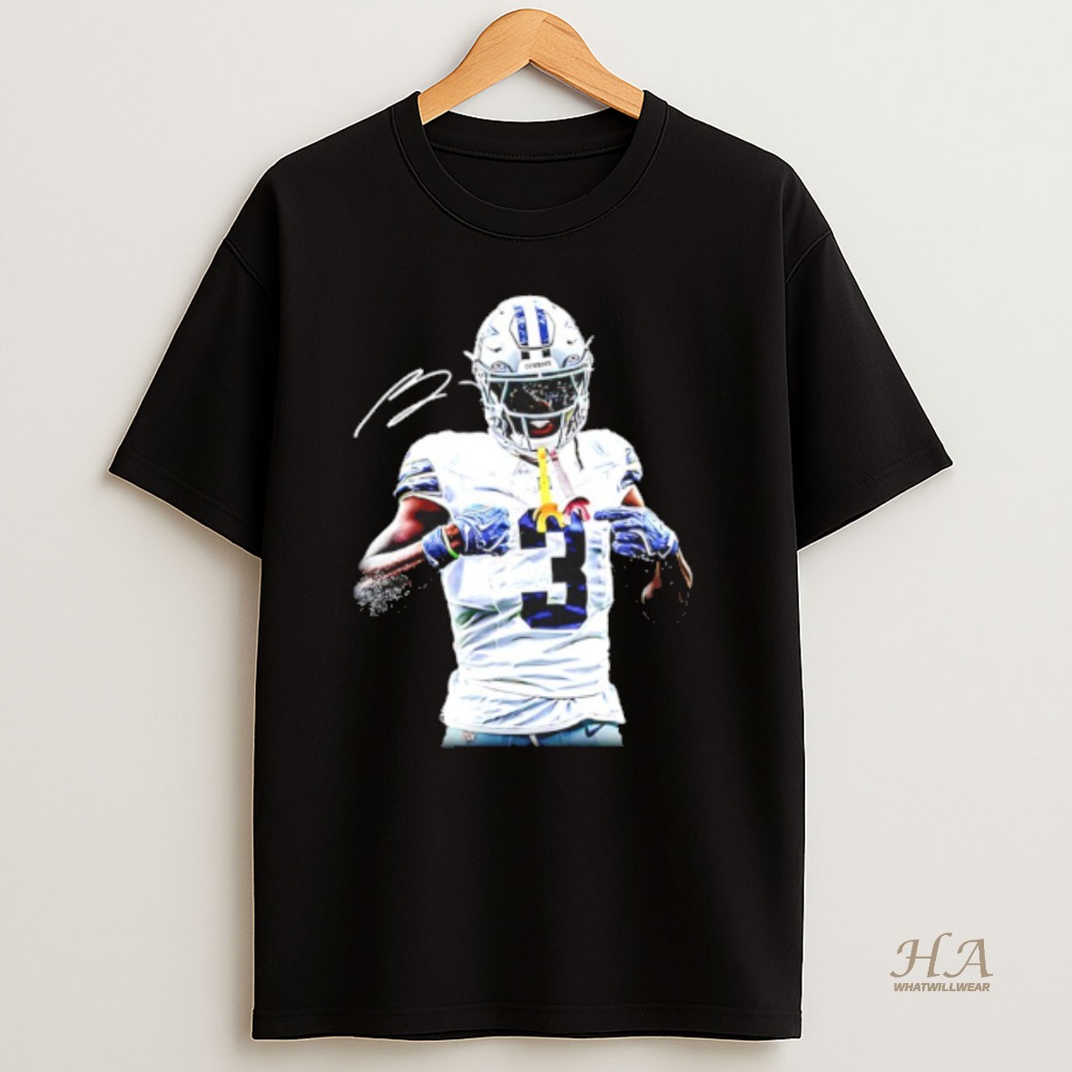 Official George Pickens Dallas Cowboys Him Signature Graphic T Shirt