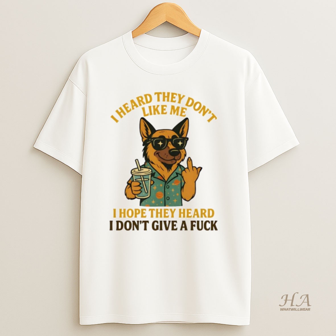 Official German Shepherd I Heard They Dont Like Me T Shirt