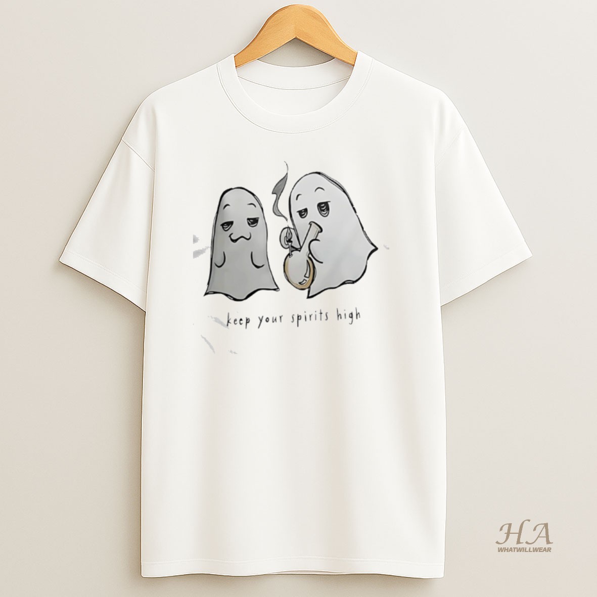 Official Ghost Keep Your Spirits High T Shirt