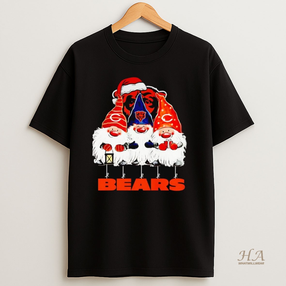 Official Gnomes Chicago Bears Merry Christmas T Shirt
