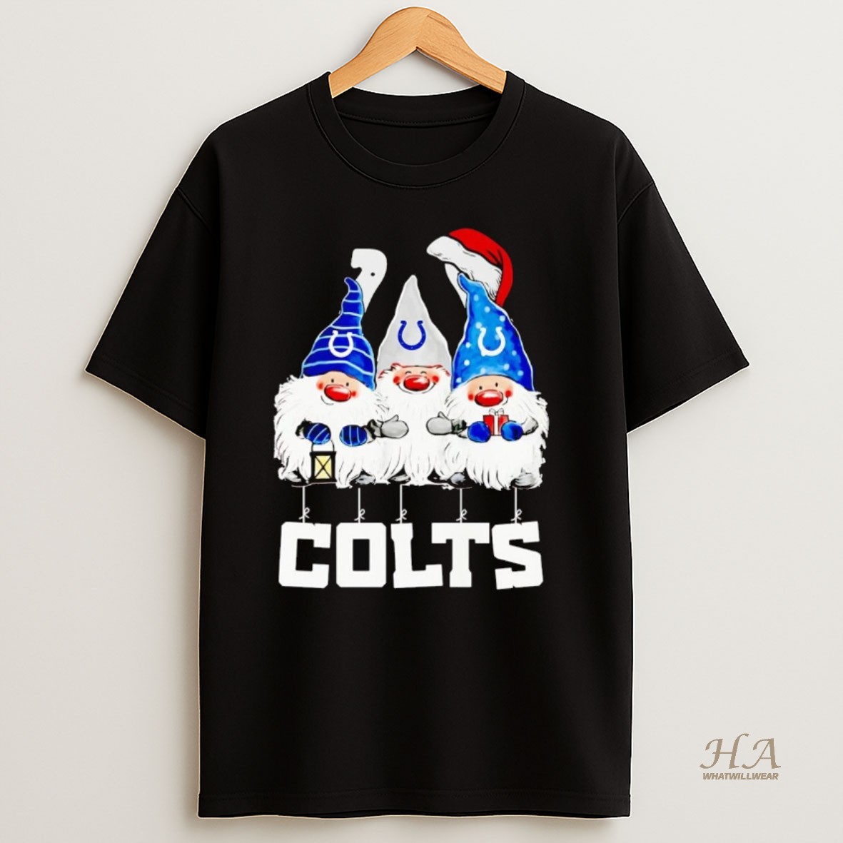 Official Gnomes Indianapolis Colts Merry Christmas T Shirt
