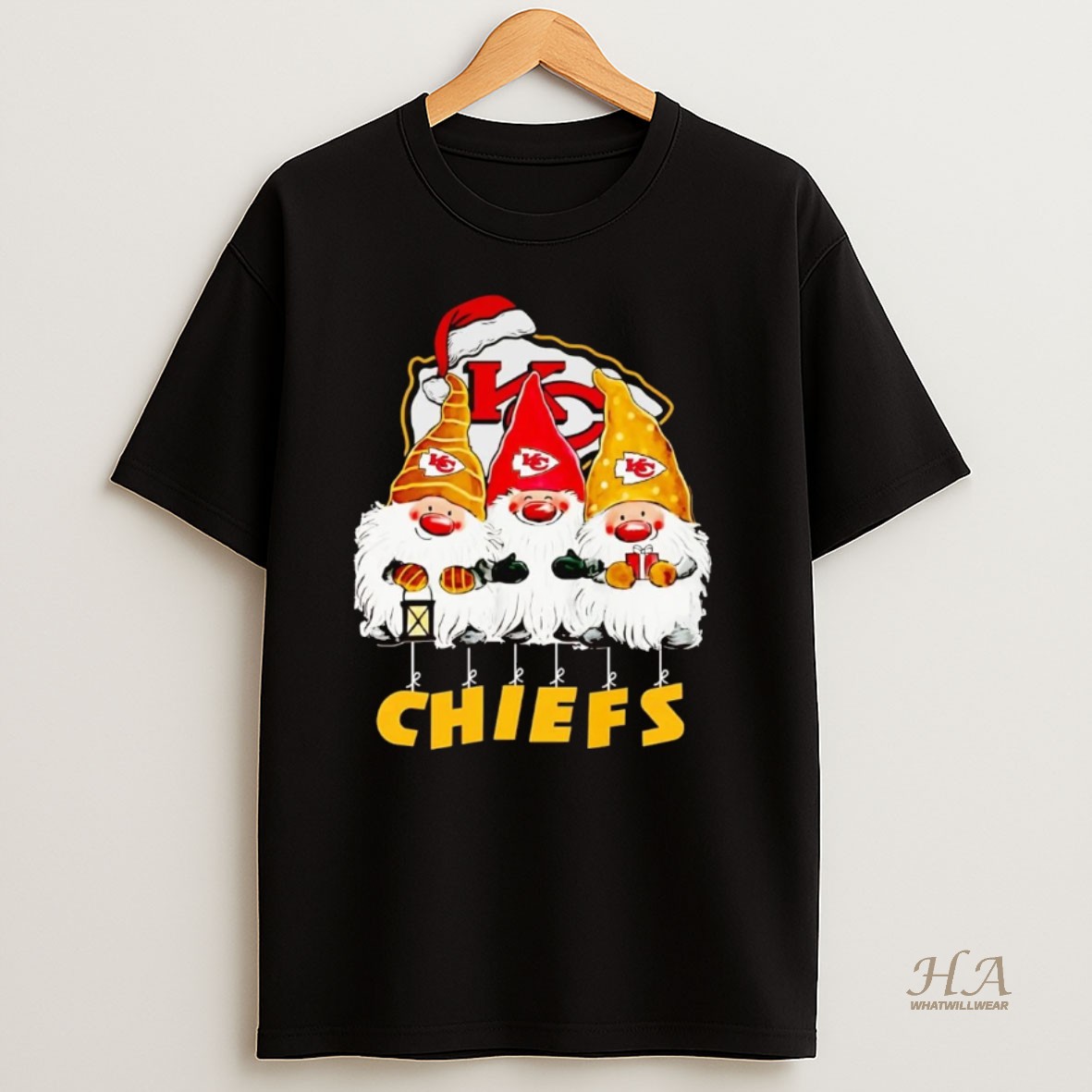 Official Gnomes Kansas City Chiefs Merry Christmas T Shirt