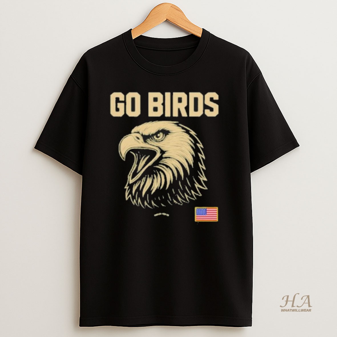 Official Go Birds Philadelphia Eagles Military T Shirt