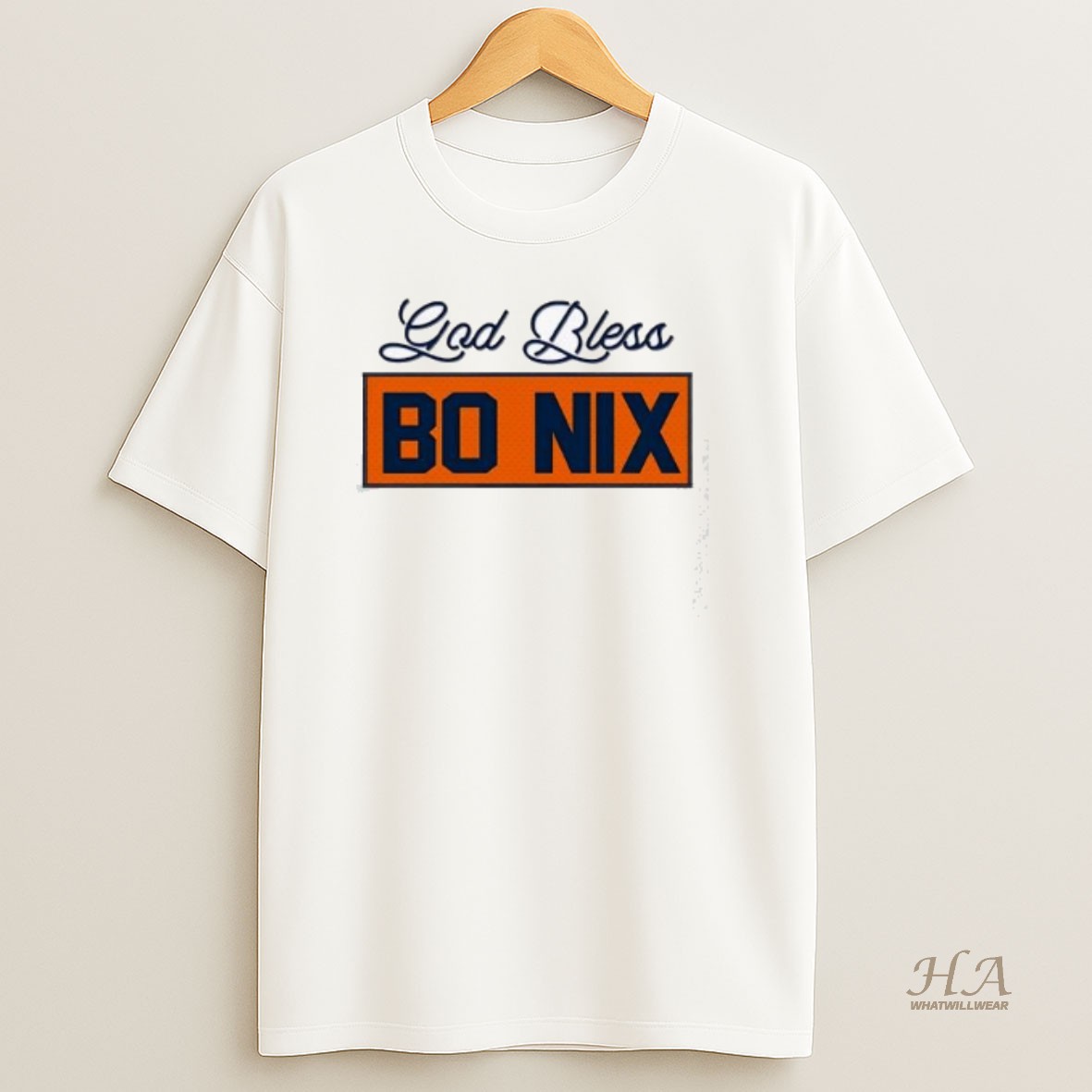Official God Bless Bo Nix T Shirt