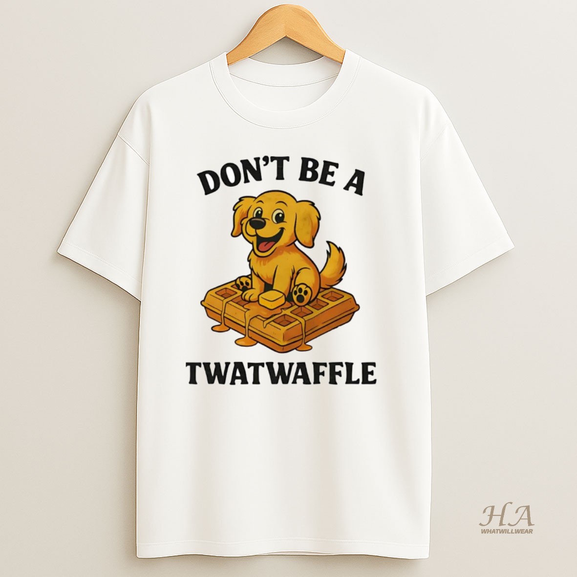 Official Golden Retriever Dont Be A Twatwaffle T Shirt