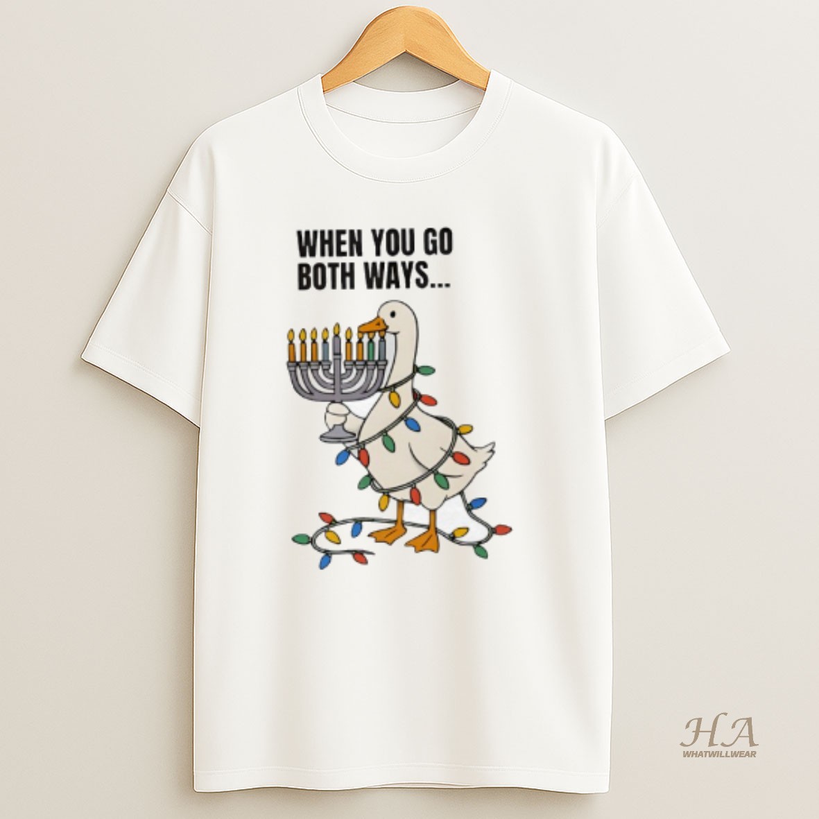 Official Goose Christmas When You Go Both Ways T Shirt
