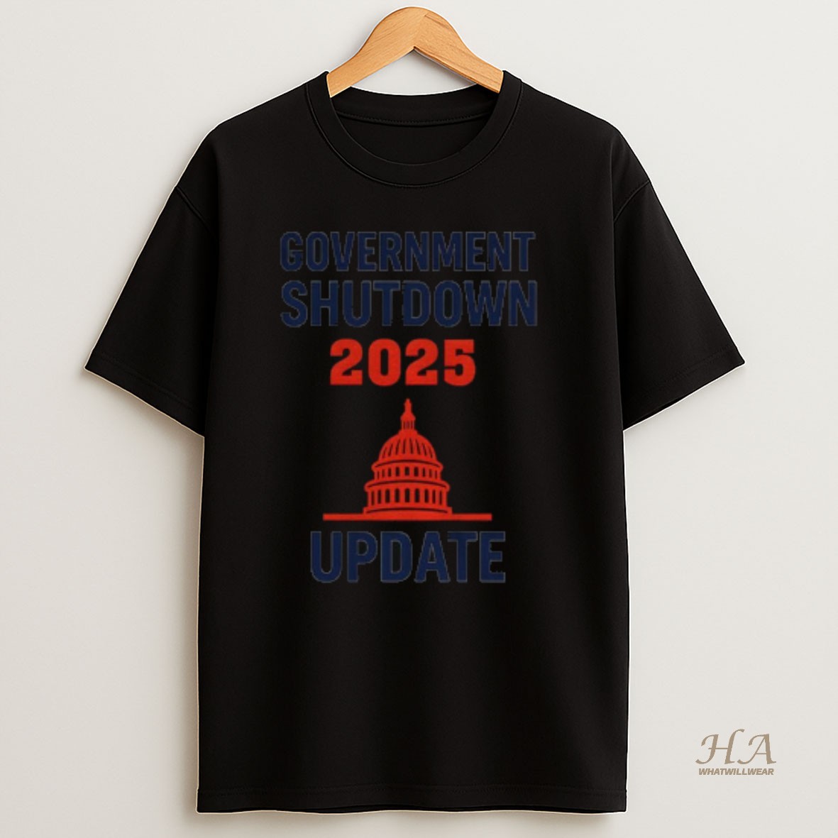 Official Government Shutdown 2025 Update T Shirt