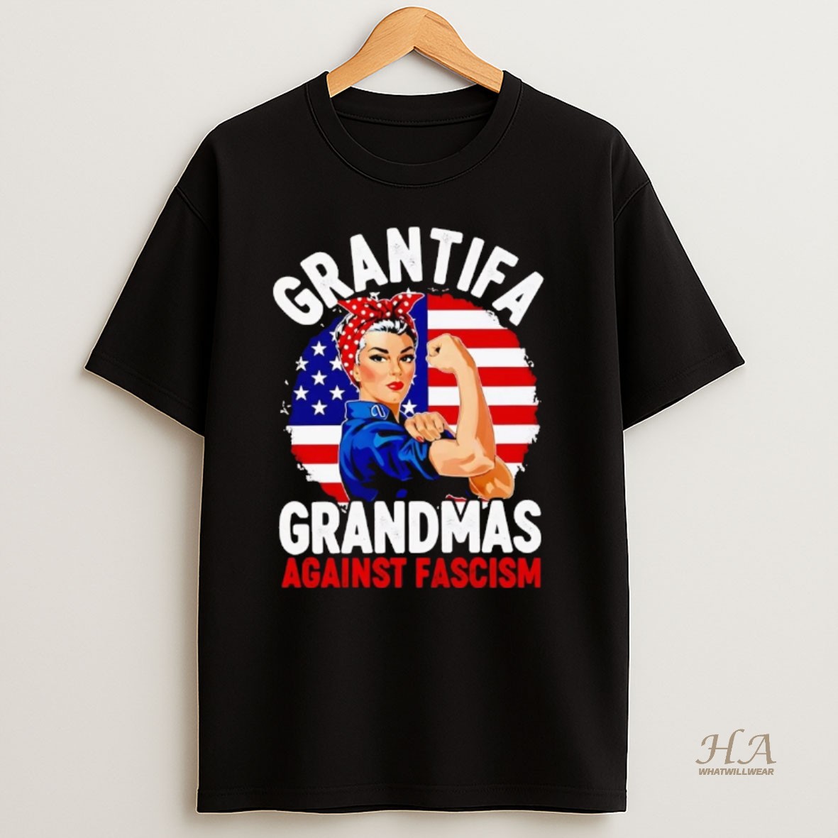 Official Grantifa Grandmas Against Fascism T Shirt