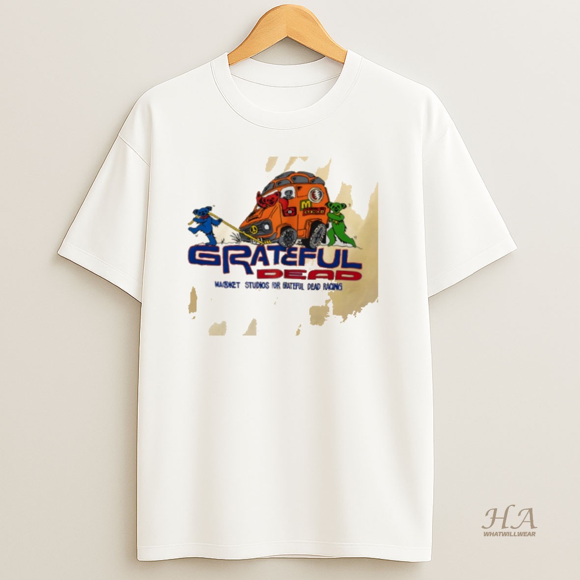 Official Grateful Dead Market Studios For Grateful Dead Racing T Shirt