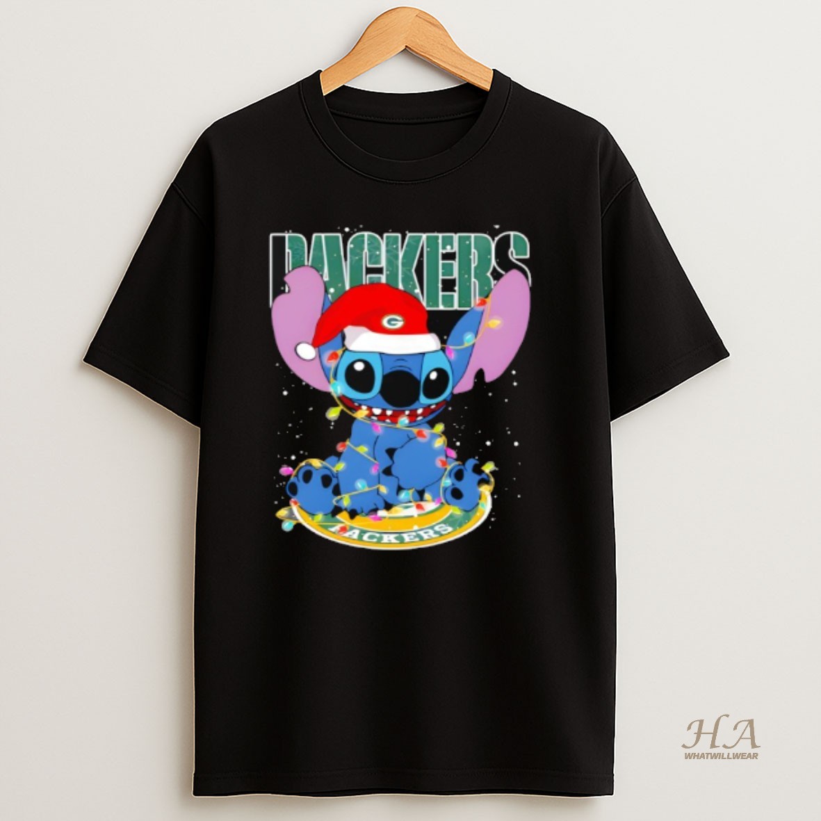 Official Green Bay Packers Football Noel Stitch Christmas T Shirt