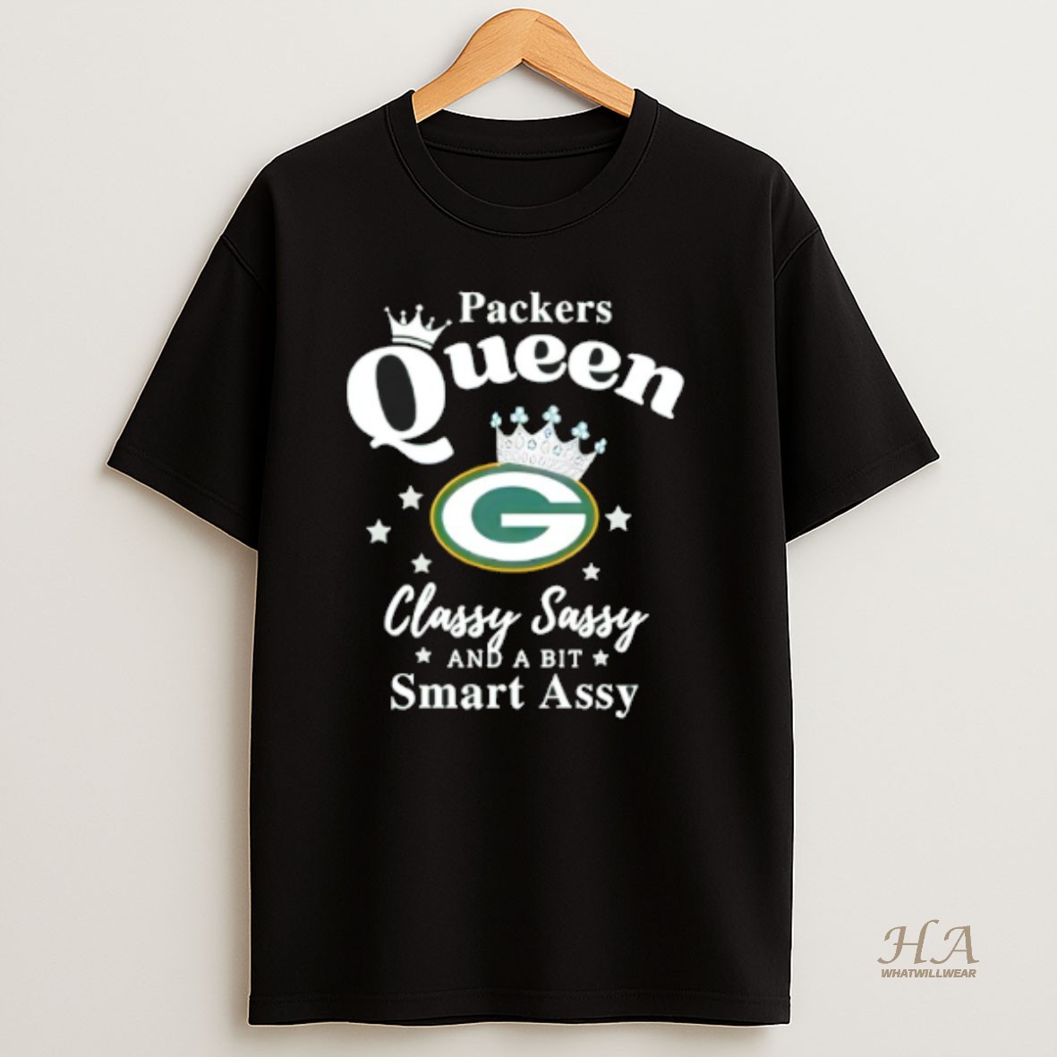 Official Green Bay Packers Queen Classy Sassy And A Bit Smart Assy Shirt